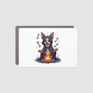 Cursed Chihuahua Ritual Dog Car Magnet