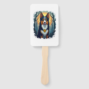 Cursed Collie Crawl Hand Fan