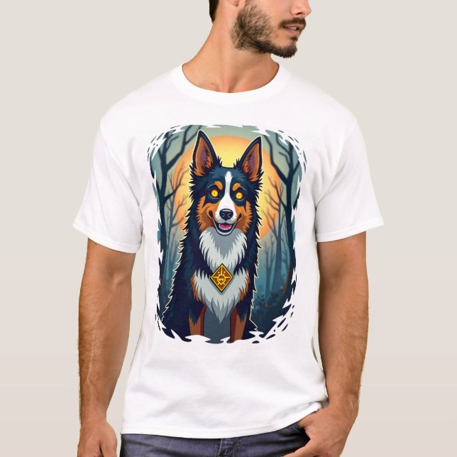 Cursed Collie Crawl T-Shirt (Front)