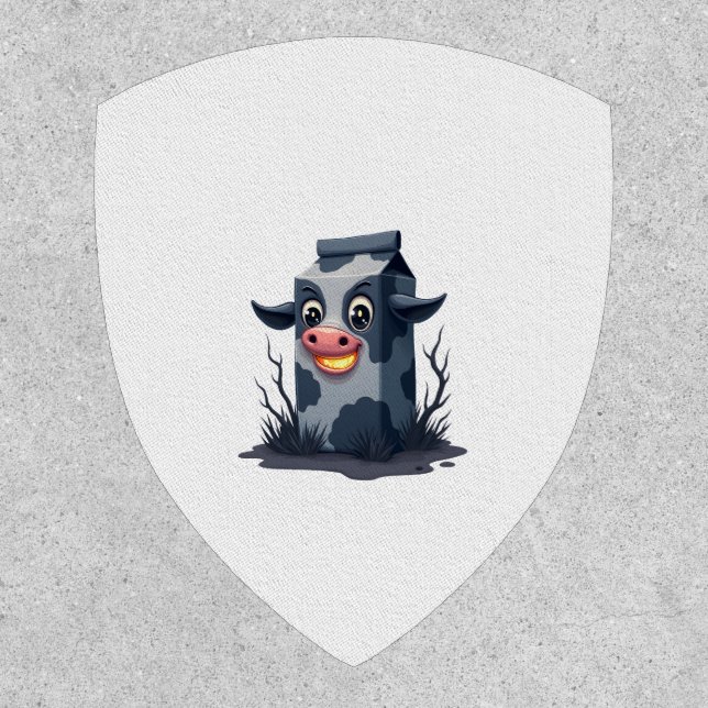 Cursed Milk Carton Cow Patch (Front)