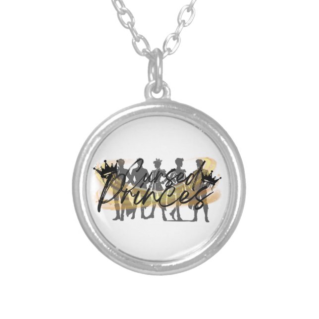 Cursed Princes  Silver Plated Necklace (Front)