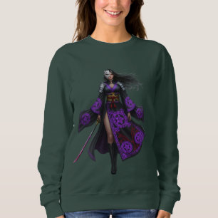 Cursed Warrior Queen Anime Fantasy Sweatshirt