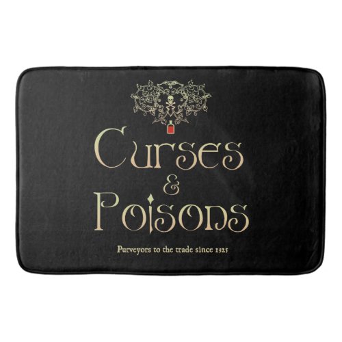 Curses and Poisons Bath Mat