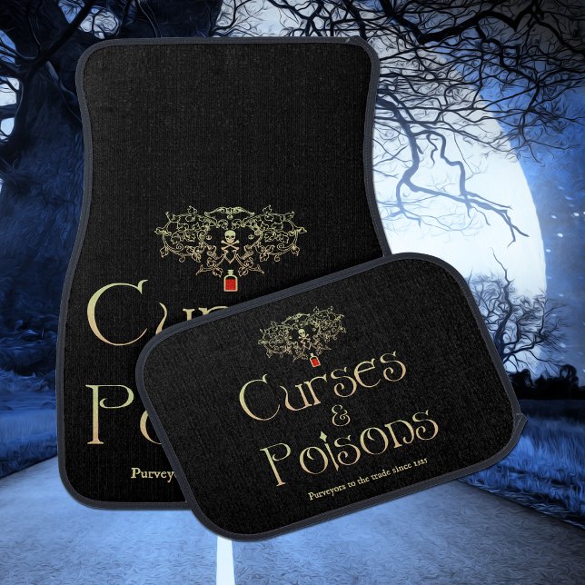 Curses and Poisons Car Floor Mat (Creator Uploaded)