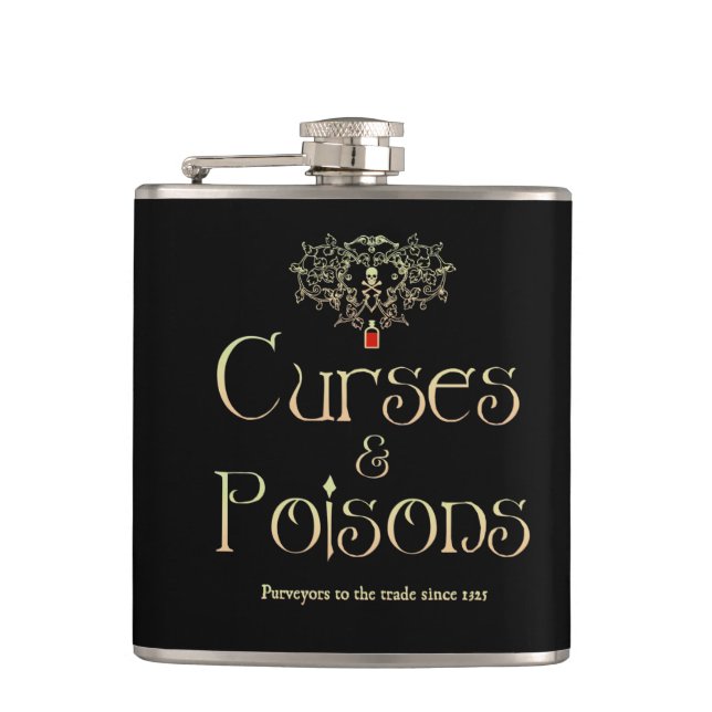 Curses and Poisons  Flask (Front)