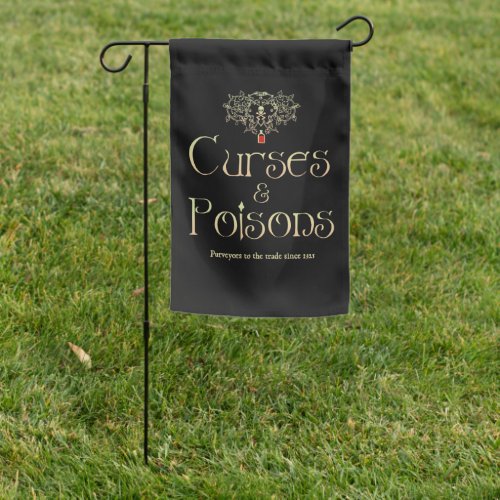 Curses and Poisons Garden Flag