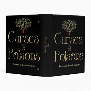 Curses and Poisons Mini Binder