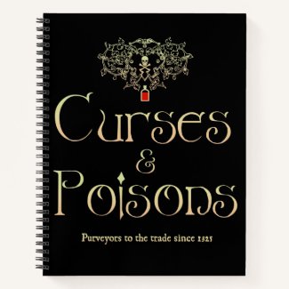 Curses and Poisons Spiral Notebook