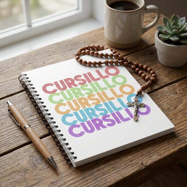 Cursillo Colorful Stacked Rainbow DeColores Notebook (Creator Uploaded)