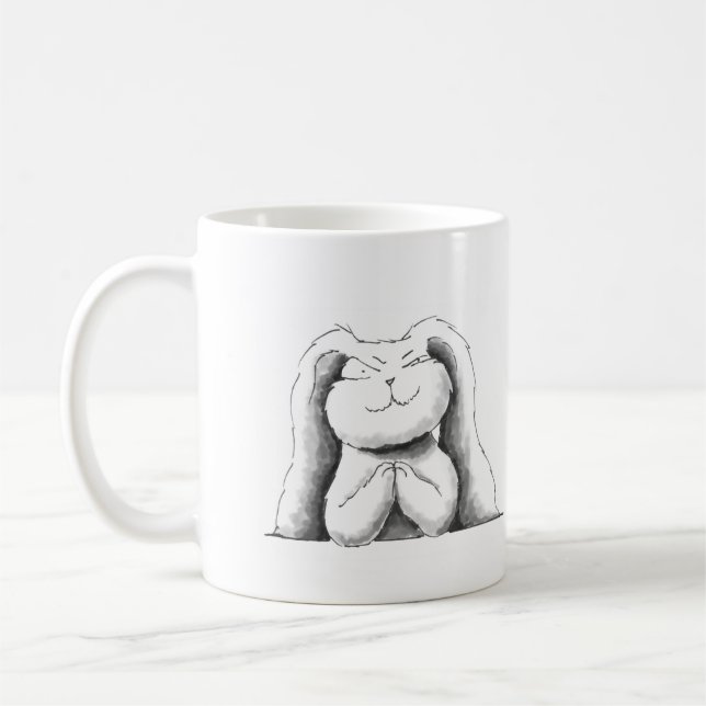 Cursing | Bored Bunny mug (Left)
