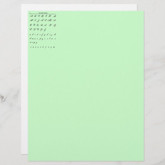 Cursive Letterhead (Front/Back)