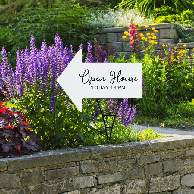 Cursive Open House Directional Sign (Creator Uploaded)