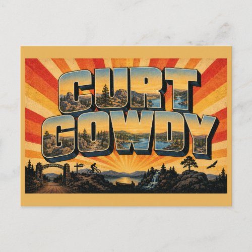 Curt Gowdy State Park Granite Formations Reservoir Postcard