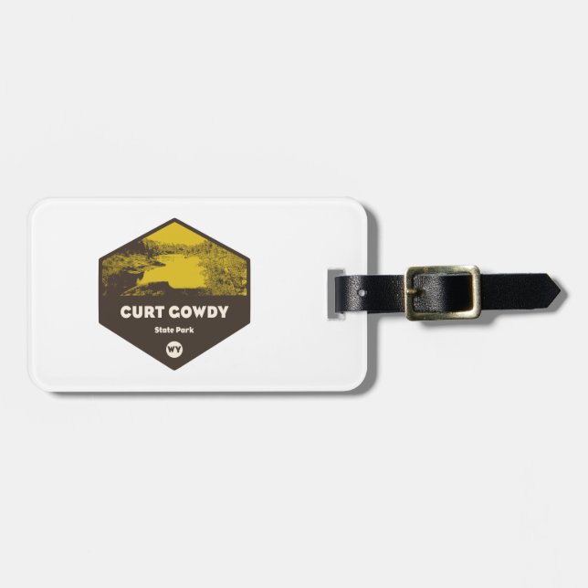 Curt Gowdy State Park Wyoming Luggage Tag (Front Horizontal)