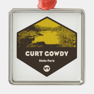 Curt Gowdy State Park Wyoming Metal Ornament
