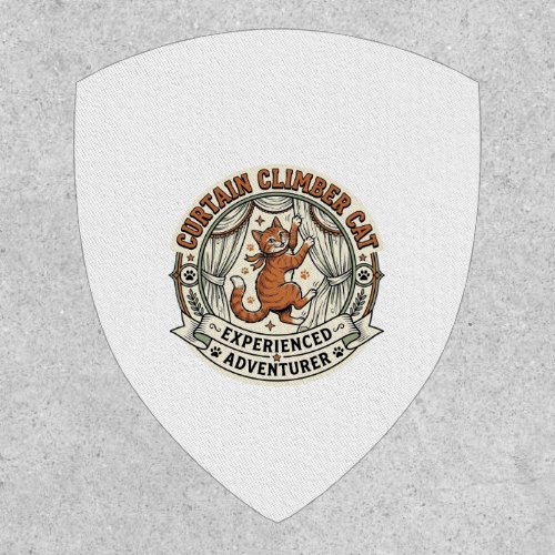 Curtain Climber Cat Curtain Climber Cat Vintage Ve Patch