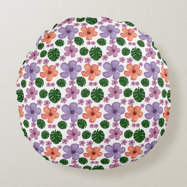 Curtain Round Pillow (Front)