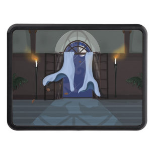 Curtains Flowing in a breeze Trailer Hitch Cover