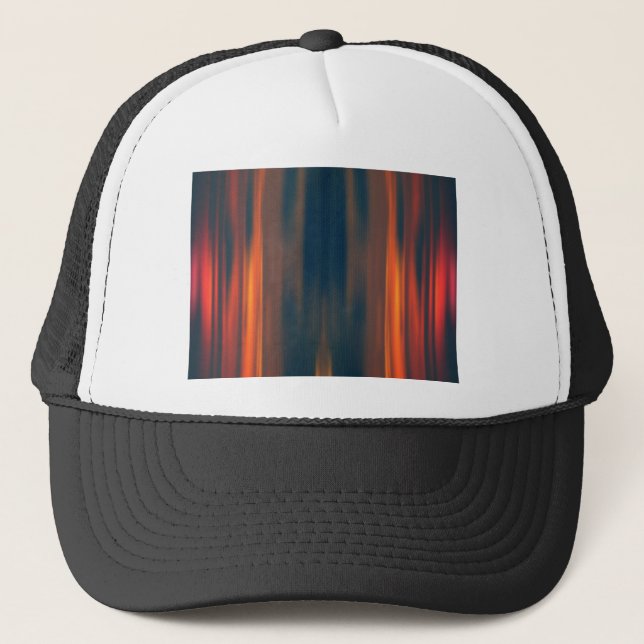 Curtains of Light: Abstract Artwork: Trucker Hat (Front)