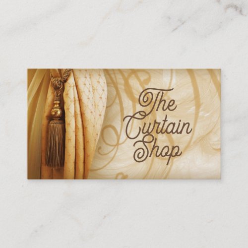 Curtain Salon business card
