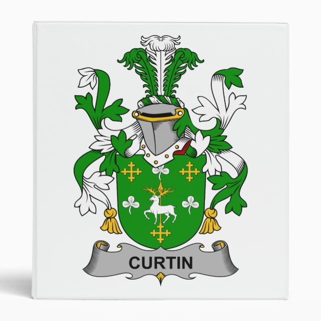 Curtin Family Crest Binder (Front)