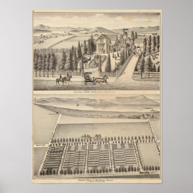 Curtis farm, Poirier Tract Poster (Front)