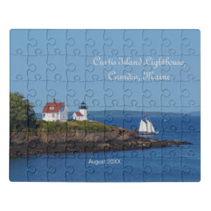 Curtis Island Light Camden Maine Lighthouse Jigsaw Puzzle