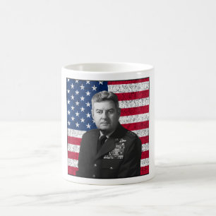 Curtis Lemay and The American Flag Coffee Mug