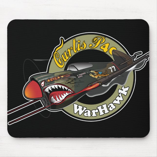 Curtis P40 WarHawk Mouse Pad (Front)