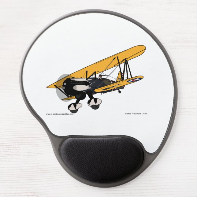Curtis P-6E Hawk (1929) Gel Mouse Pad (Front)