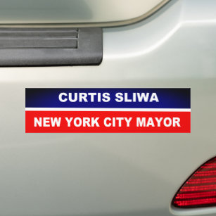 Curtis Sliwa New York City Mayor Bumper Sticker