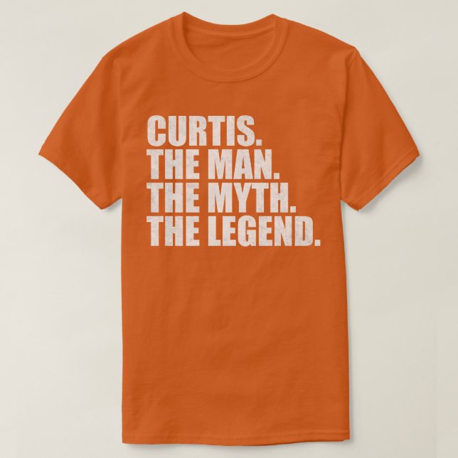 CurtisCurtis Name Curtis given name T-Shirt (Design Front)