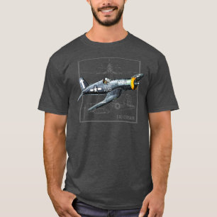 Curtiss F4U Corsair WW2 Fighter Plane T-Shirt