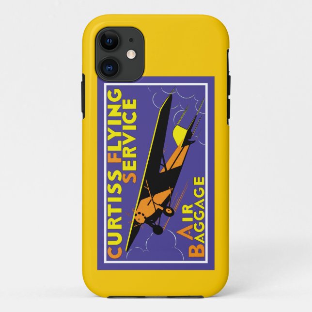 Curtiss Flying Service Case-Mate iPhone Case (Back)