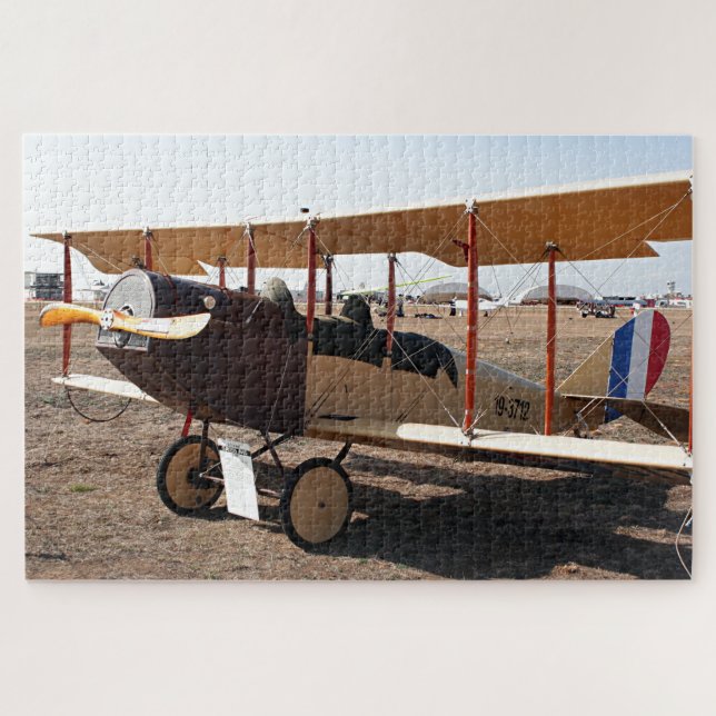 Curtiss Jenny Biplane Aircraft Jigsaw Puzzle (Horizontal)
