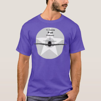 Curtiss P40 Warhawk WWII fighter T-Shirt
