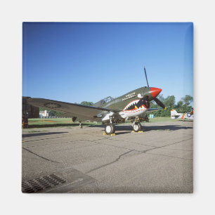 Curtiss P-40 Warhawk, at Minnesota CAF Air Show Magnet