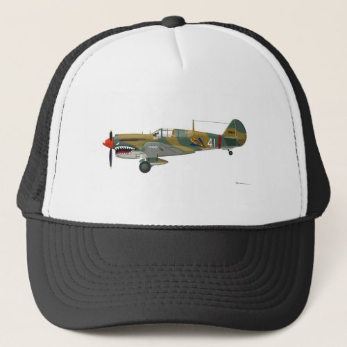 Curtiss P_40 Warhawk Trucker Hat