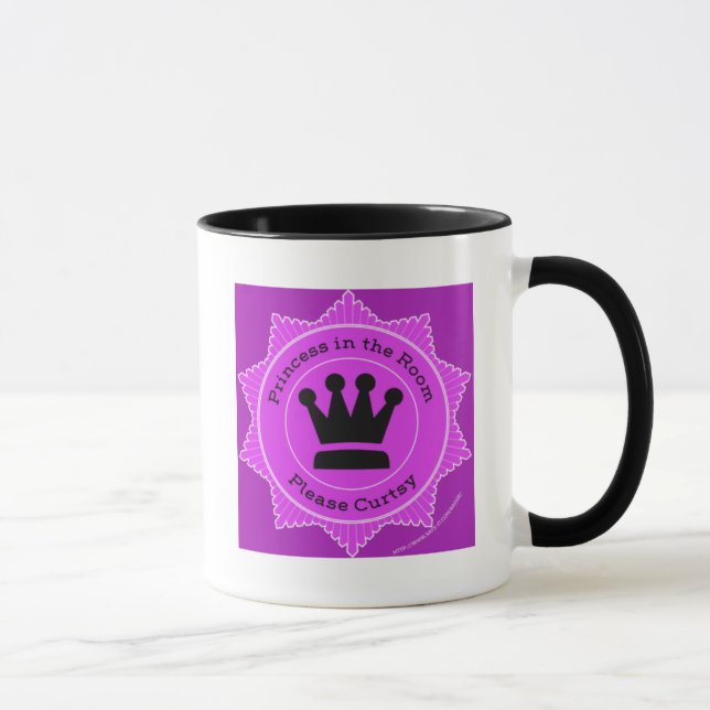 Curtsy Princess 2 Mug (Right)