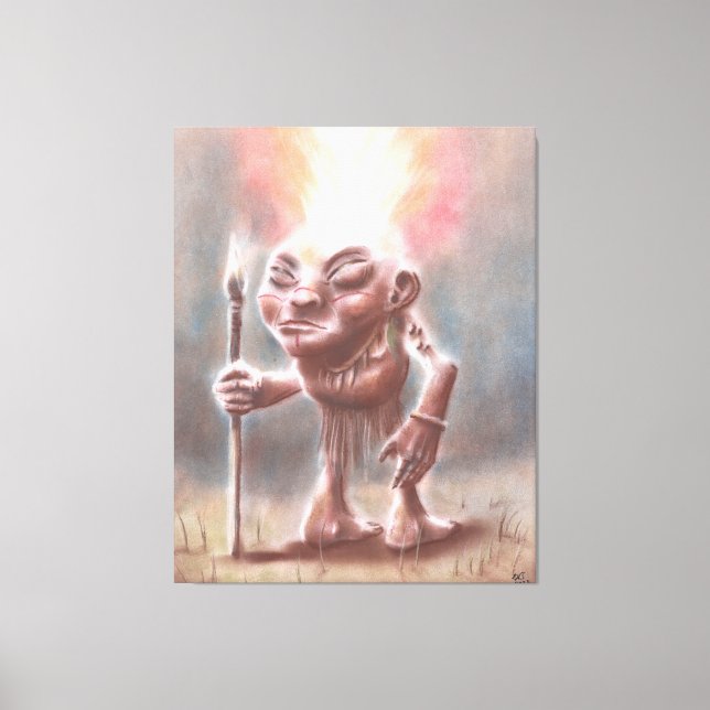 Curupira Canvas Print (Front)