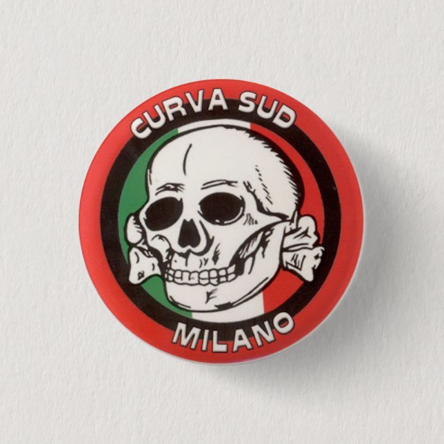 Curva Sud - Milan - Italy Pinback Button (Front)