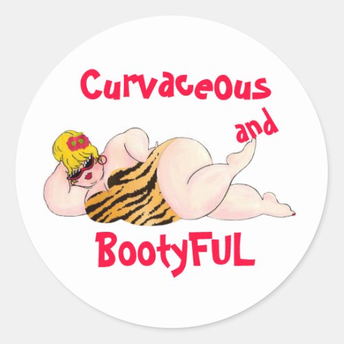 Curvaceous and BootyFUL stickers