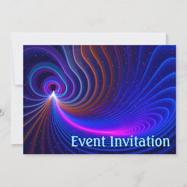 Curvature Invitation (Front)