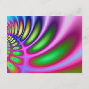 Curvature of Colors Postcard