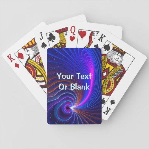 Curvature Of Space Playing Cards