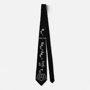 Curvature of Space Science Lovers Neck Tie