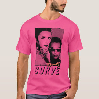 Curve 90S Retro Aesthetic Design T-Shirt