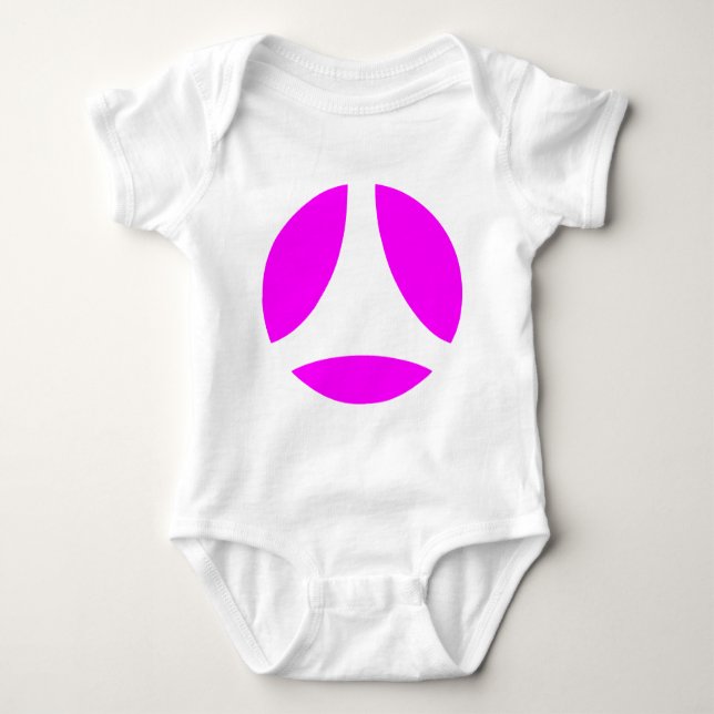 Curve Ball Arrow Baby Bodysuit (Front)