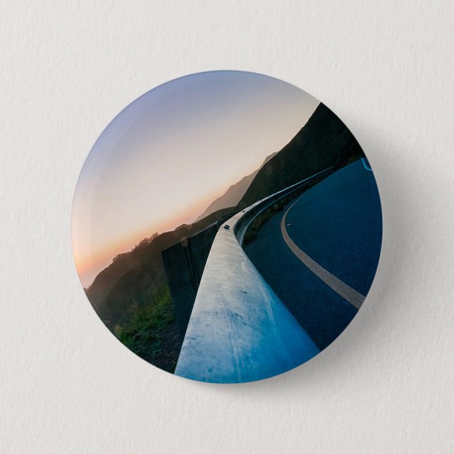 Curve in the Road Pinback Button (Front)