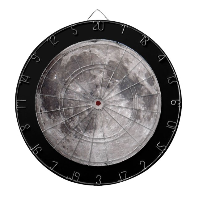 Curve of the Moon - Astronomer's Astronomy Dart Board (Front)